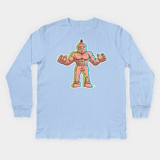 Wrestler Toy Kids Long Sleeve T-Shirt